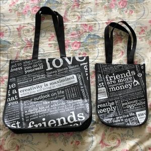 2 Lululemon reusable bags special black edition